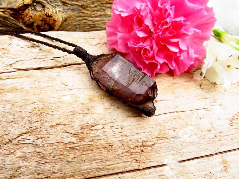 RESERVED FOR ERIN, Enhydro Shangaan Amethyst crystal necklace, mothers day gift, amethyst jewelry, rare crystals, self gifting