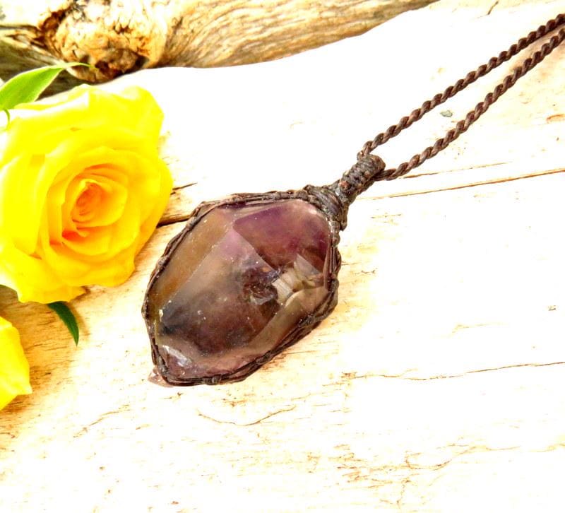 RARE Shangaan Amethyst crystal necklace, christmas gift ideas, zen seeker, rare gemstones, crystal collector