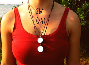 Azurite Necklace, Bohemian necklace.