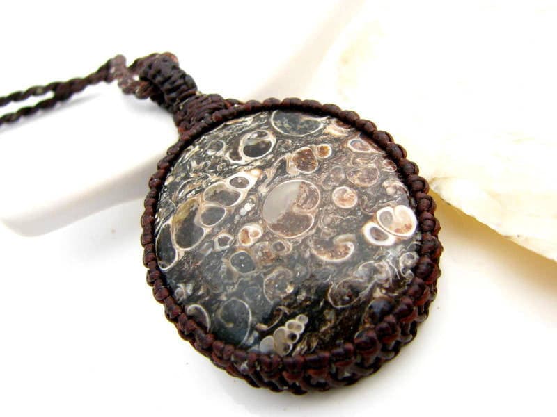 Gratitude Rock Necklace - GodDaughters | Wearable Art for the Soul