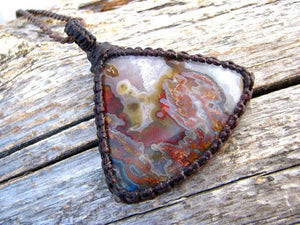 Rare Pseudomorph Agate  Necklace / Agate Necklace / Turkish Agate, Healing crystals and gemstones