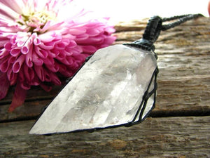 Quartz crystal Healing Necklace