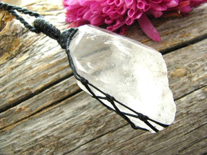 Quartz crystal Healing Necklace