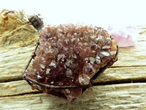 Turkish Amethyst Crystal Necklace, Rare crystals