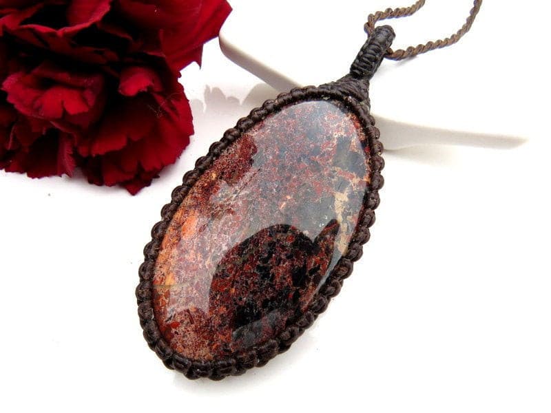 Stable Grounding - Red Jasper Necklace - Healing Designed