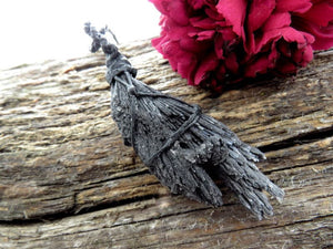 The Rivival Crystal, Black Kyanite crystal necklace.