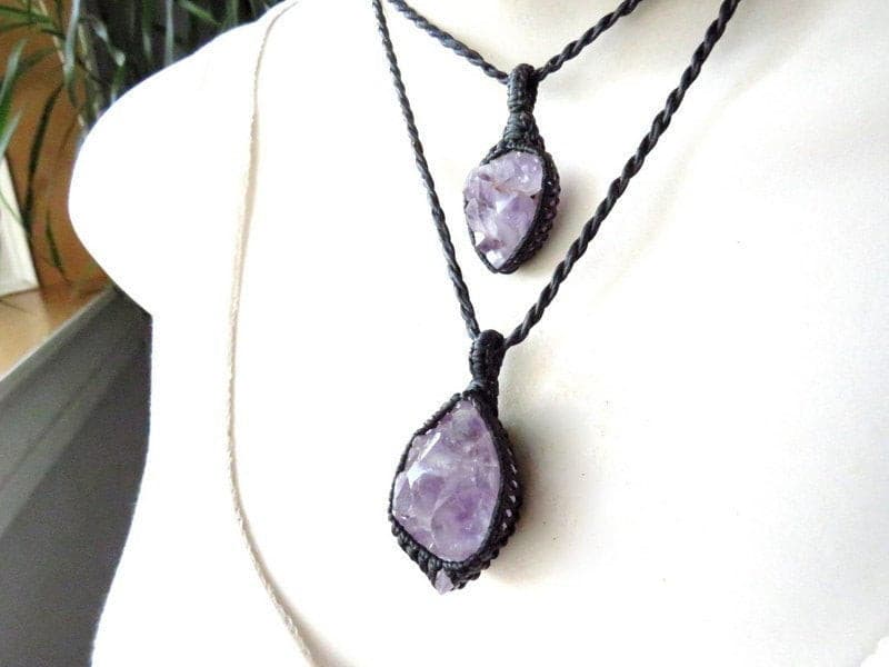 Amethyst String Wrap - Crystal Dreams World