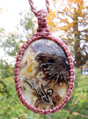 Christmas gift ideas / for her / Turkish Stick Agate Necklace / Agate Necklace / Macrame necklace / Exotic stones / Stone jewelry