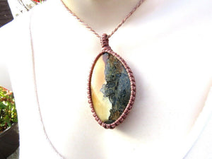 Gifts to Uplift / Jasper Necklace / mantra jewelry / jasper for sale / inspirational message / Healing stones and crystals