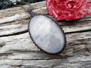 Mother's day gift ideas, Blue Flash Moonstone pendant