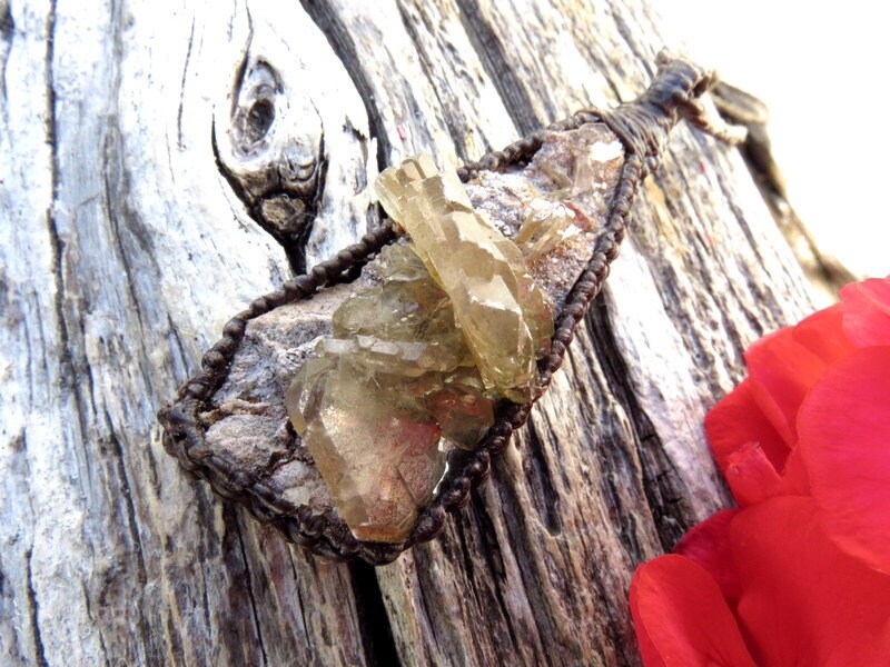 Barite crystal necklace, follow your dreams, barite crystal, barite gemstone, barite for sale, barite jewelry, rare crystals, barite meaning