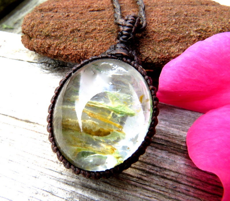 Pink Ribbon Healing Quartz Crystal Necklace – Rock Your Cause Jewelry