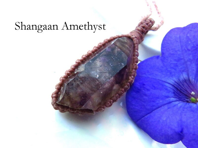 RARE Shangaan Amethyst crystal necklace, soulmate crystal, amethyst jewelry, african Amethyst, rare crystals for sale, rare crystals