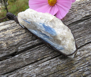 blue Kyanite crystal healing necklace crystal gemstone pendant necklace unique jewelry gift ideas for her christmas gifts healing jewelry