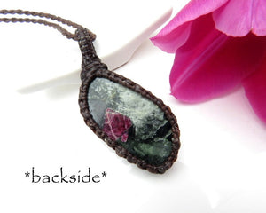 Eudialyte Necklace / Eudialyte jewelry / eudialyte healing properties / eudialyte gemstone / Life Force necklace / Love Force necklace