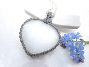 Raw Selenite Necklace - Selenite Heart Pendant - selenite jewelry - healing crystal necklace - selenite crystal - selenite pendant