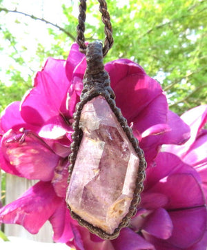 Shangaan Amethyst crystal necklace, soulmate crystal, amethyst jewelry, african Amethyst, rare crystals for sale, rare crystals