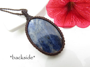 Spiritual Growth / Sodalite Necklace / Sodalite pendant / Boho Jewelry / Healing stone / Necklace gift / gifts for her / unique gift ideas