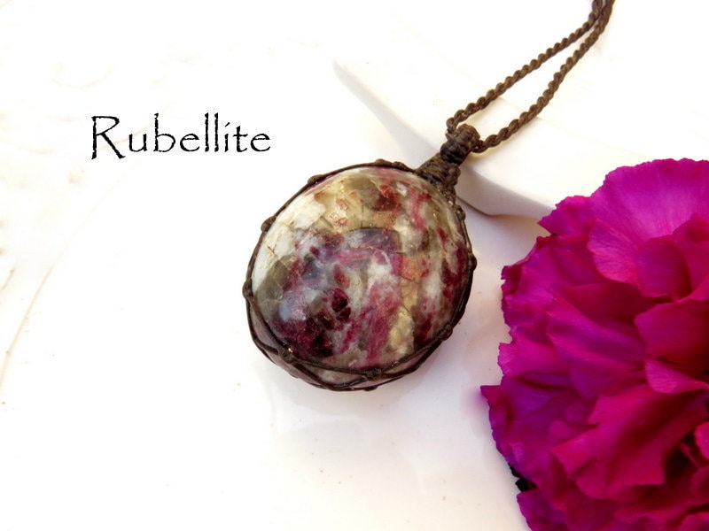 Mothers' day gift ideas, Rubellite necklace, heart chakra gift, heart opening crystals, spring find, healing jewelry, gift ideas for mom