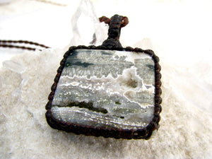Ocean Jasper Pendant, Healing stone jewelry